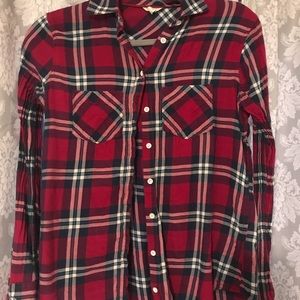 Red white and blue flannel